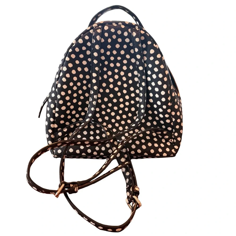 Kate Spade‎ • Laurel Way Printed Musical Dot Black White Sammi Backpack Bag